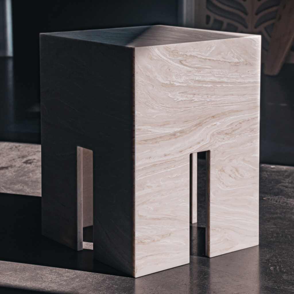 Table Cebarine Petites tables conçues et fabriquées par Cebarine en Solid surface