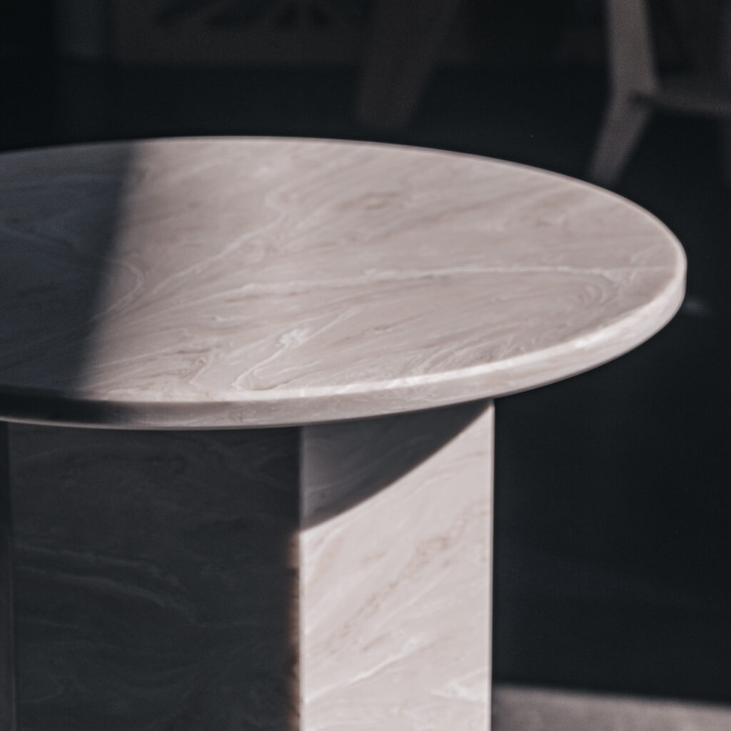 Table Cebarine Petites tables conçues et fabriquées par Cebarine en Solid surface